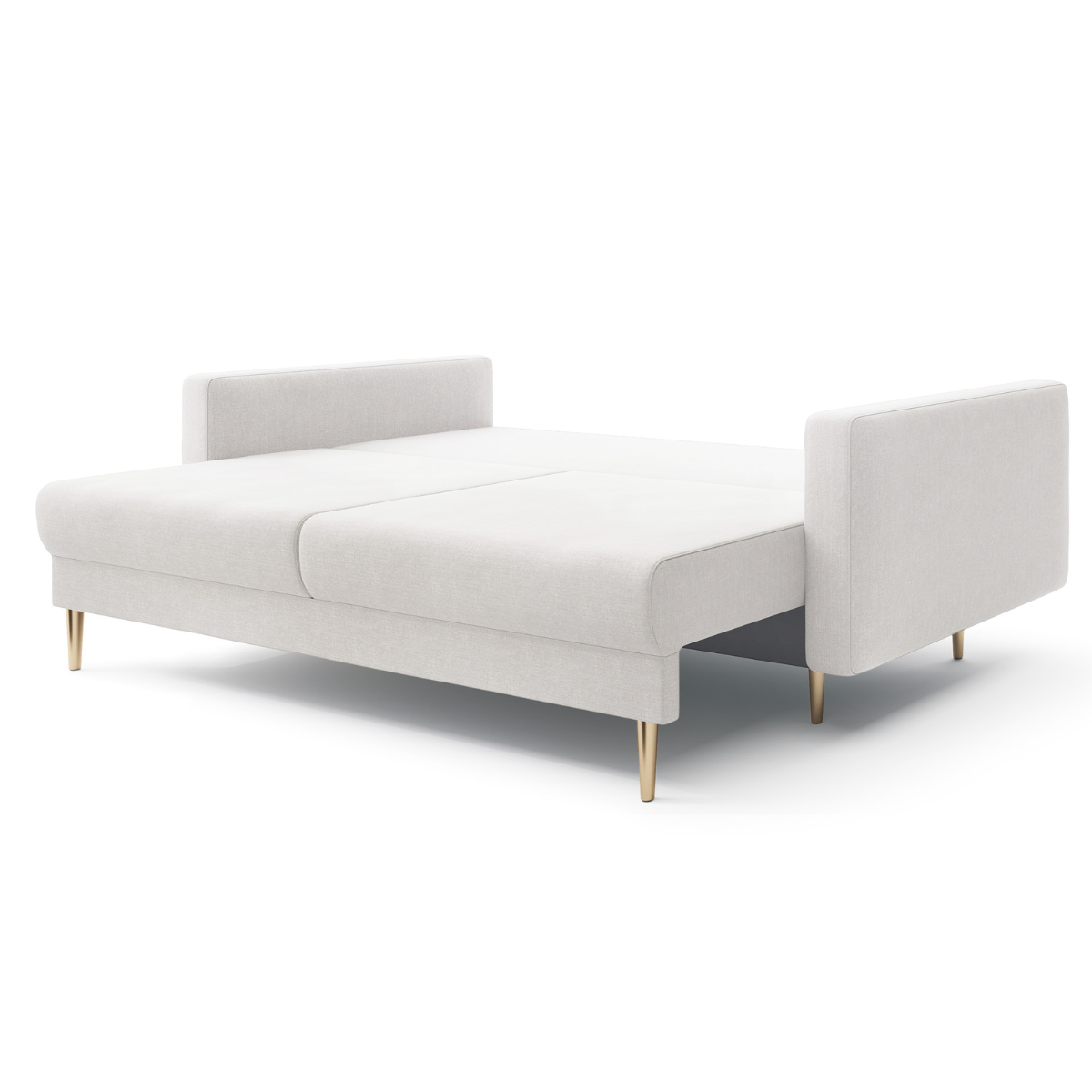PZ POPPY Grey, Gold minimalist Sofa bed